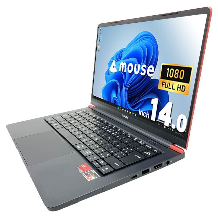 訳ありMouse X4-aR5RNIAR Ryzen 5 4600H 中古 X4-aR5RNIAR mouse ノートパソコン Ryzen5 4600H/16GB/SSD512GB