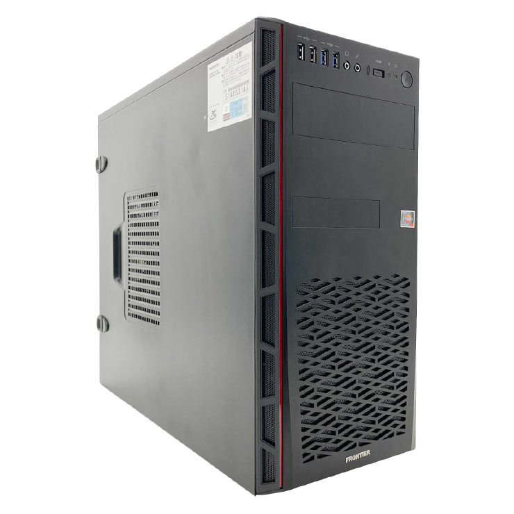 中古 FRONTIER FRGAB550/WS581 Inversenet デスクトップパソコン