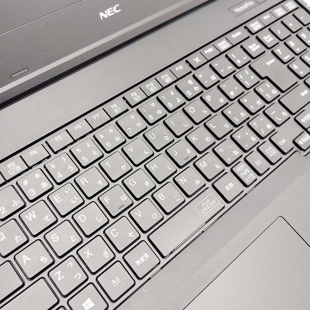 中古 VersaPro VKH19X-5 NEC ノートパソコン Corei7 8th/16GB/SSD256GB