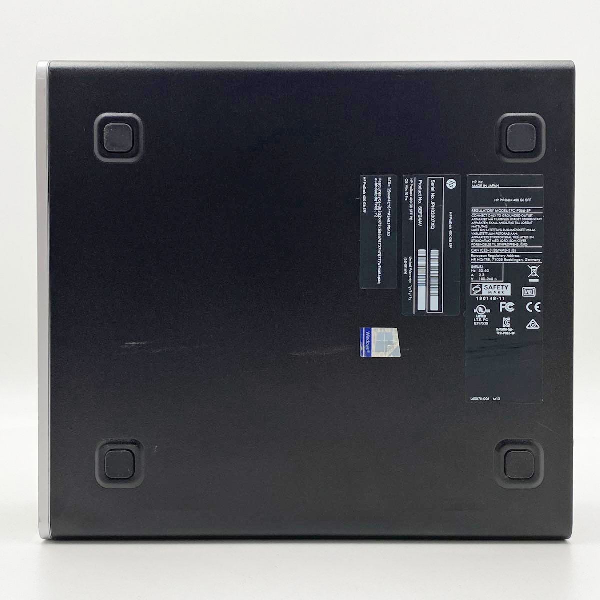 中古 ProDesk 400 G6 SFF HP デスクトップパソコン Corei5 9500/16GB