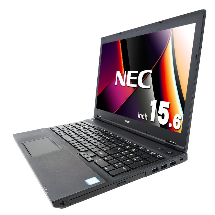 見やすい大画面で作業効率アップ♪ 中古 ノートパソコン Office付き バッテリー良好 大画面 仕事 効率アップ i7 買い替え テンキー Windows11 Pro NEC VersaPro VKH19DZG4 Corei7 16GBメモリ 15.6型 中古 パソコン ノートパソコン