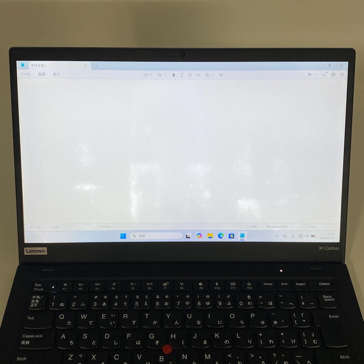 中古 ThinkPad X1 Carbon Lenovo ノートパソコン 20KGS9XL00 Corei5