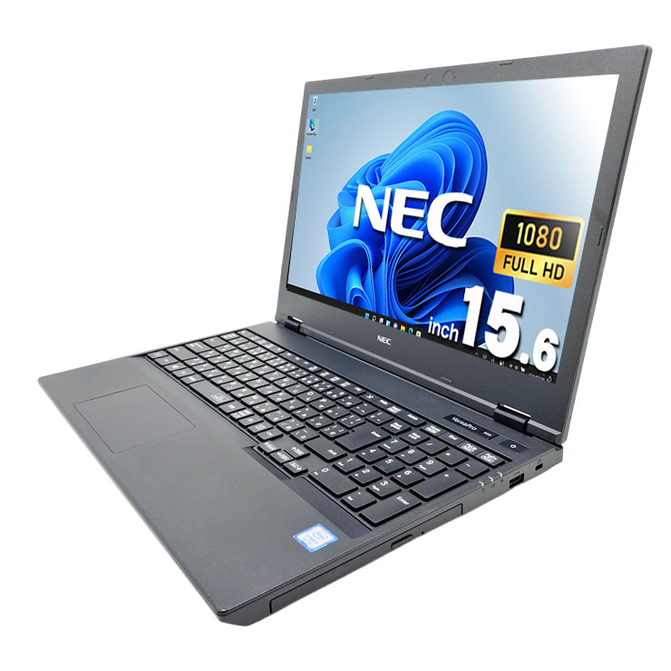 中古 VersaPro VKH19X-5 NEC ノートパソコン Corei7 8665U/16GB