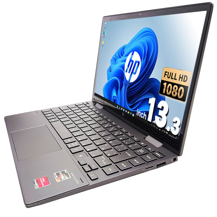 ���֥�åȤȤ��Ƥ�Ȥ���ư���İ�˥ԥå���� ��� �Ρ��ȥѥ����� Office�դ� ���å��б� �Хåƥ꡼�ɹ� ����ѥ��� ���֥�å����� ������ Windows11 Home HP ENVY 13-ay0050AU Ryzen7 16GB���� 13.3�� ��� �ѥ����� �Ρ��ȥѥ�����