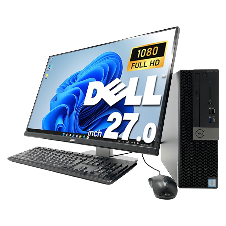 中古 OptiPlex 7060 SFF DELL デスクトップパソコン Corei7 8700/16GB