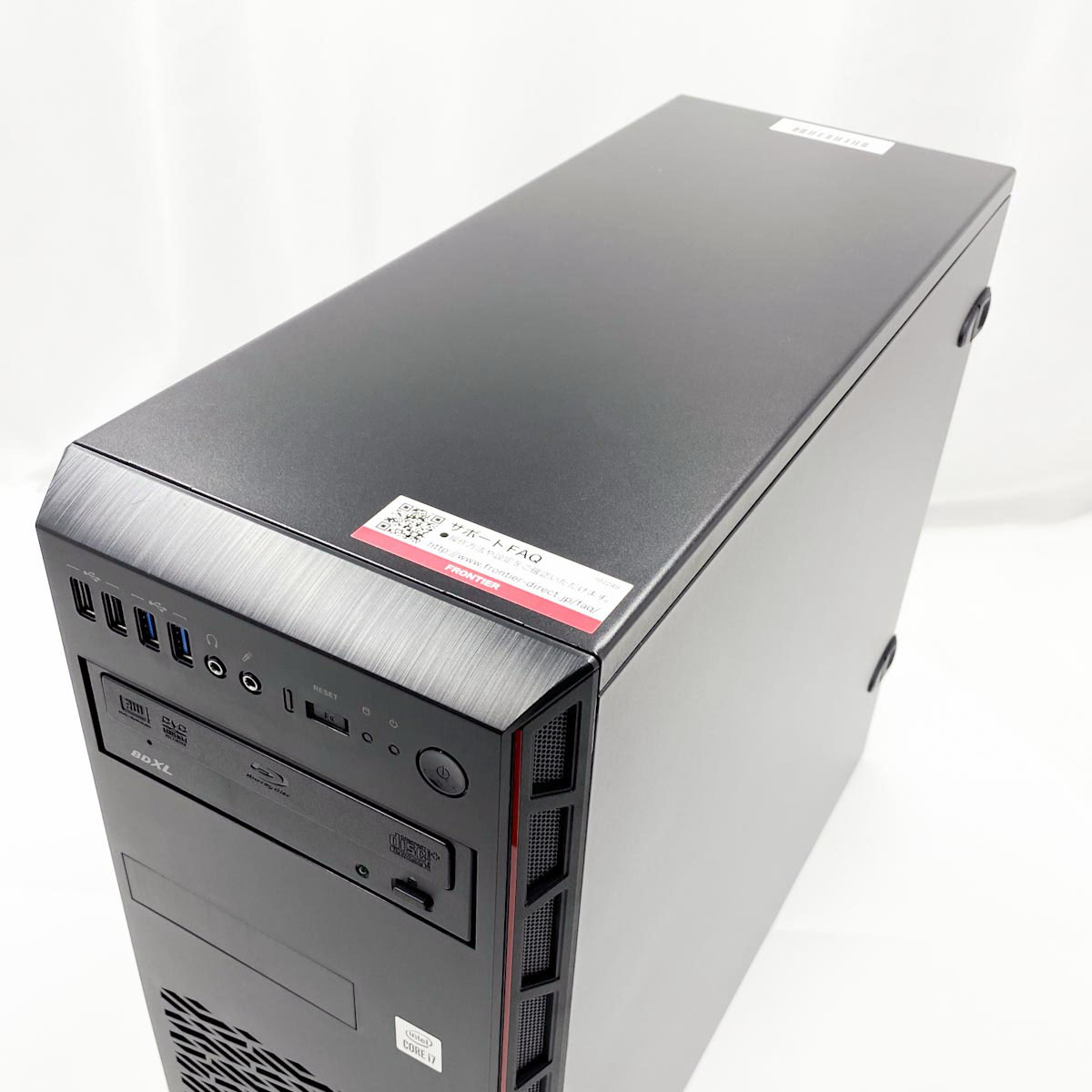 【ジャンク】FRONTIER 旧GA i7-10700F RTX3060ti 中古 FRONTIER Inversenet デスクトップパソコン Corei7 10700F/32GB