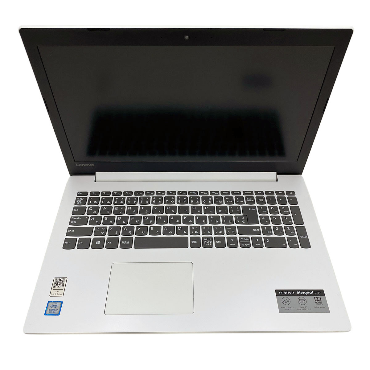 中古 IdeaPad 330-15IKB Lenovo ノートパソコン Corei7 8550U/20GB