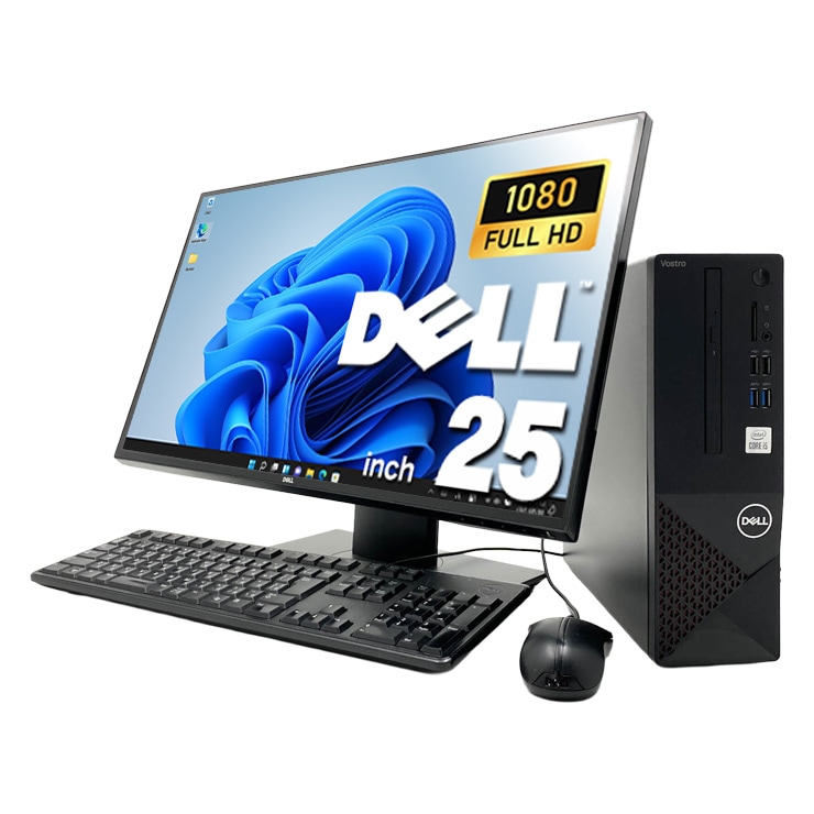 中古 Vostro 3681 DELL デスクトップパソコン Corei5 10400/16GB