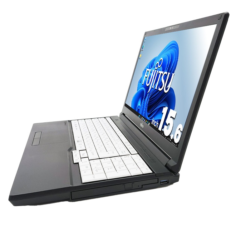 コスパ抜群11世代大容量ノート♪ 中古パソコン 中古 ノートパソコン Office付き バッテリー良好 11世代 コスパ抜群 大容量 Windows11 Pro 富士通 LIFEBOOK A5511/G Corei5 16GBメモリ 15.6型 中古 パソコン ノートパソコン
