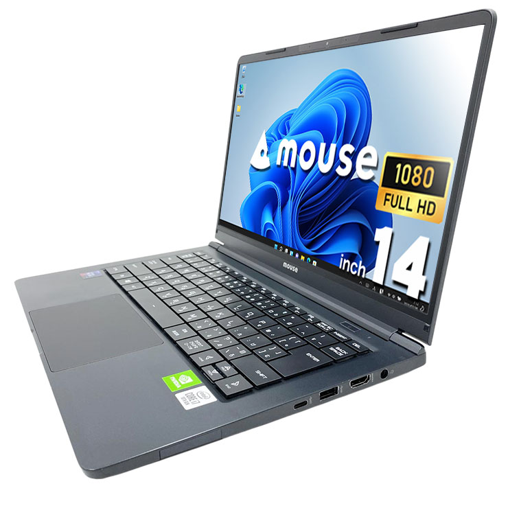 mouse ノートPC グレー 中古 中古 19124N-CML mouse ノートパソコン Corei7 10510U/32GB/SSD512GB