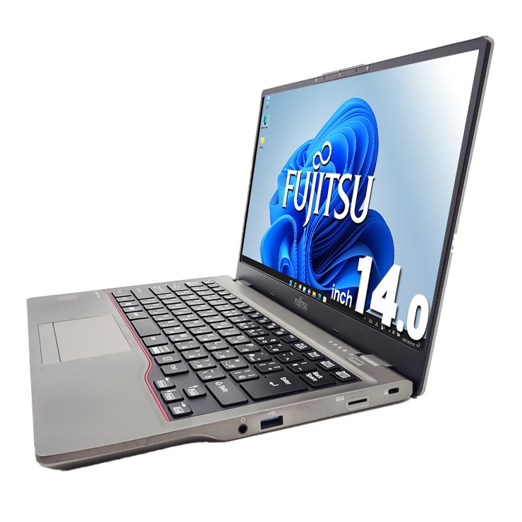 【買うならホントに今!2000円OFF!】外回りでも会議でも高性能11世代CPUで業務サクサク！ 中古 ノートパソコン Office付き バッテリー良好 第11世代 webカメラ 営業 会議 持ち運び  Windows11 Pro 富士通 LIFEBOOK U7411/G Corei5 8GB 14.0インチ 中古 パソコン ノートパソコン