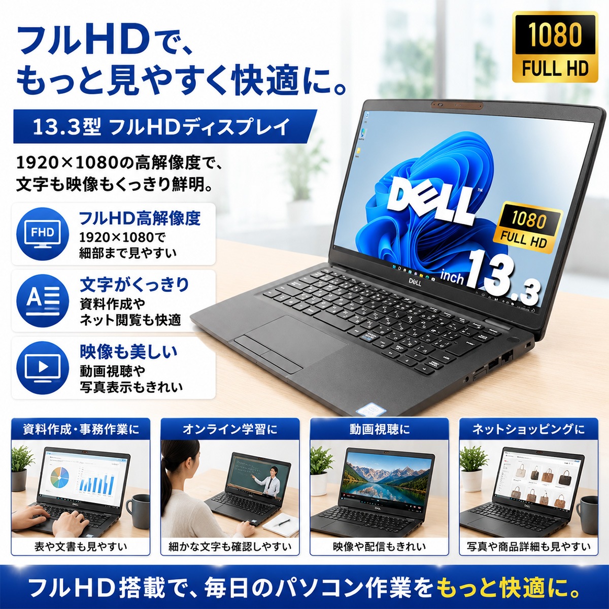 中古 Latitude 5300 DELL ノートパソコン Corei5 8265U/16GB/SSD256GB
