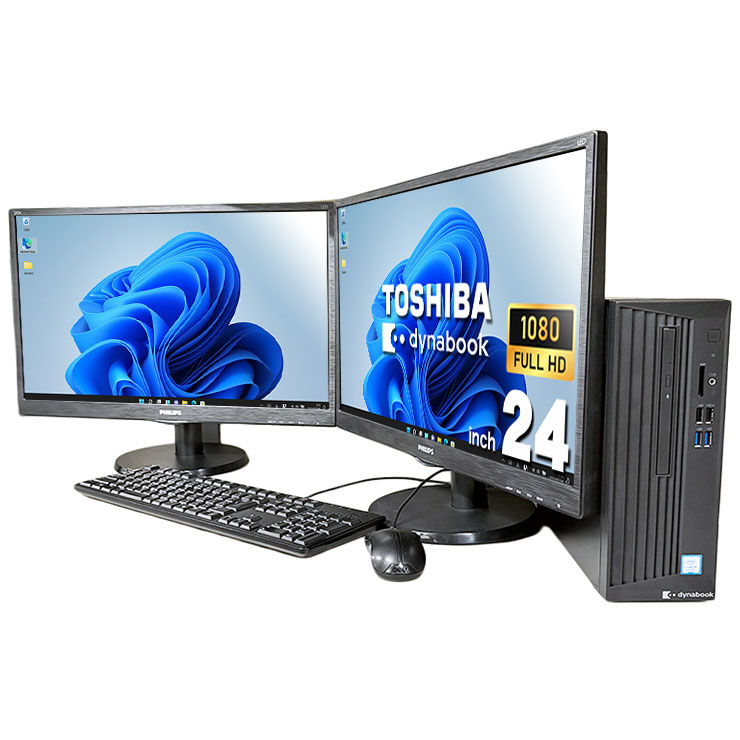 中古 dynabook DT100 東芝 デスクトップパソコン Corei5 8500/16GB 