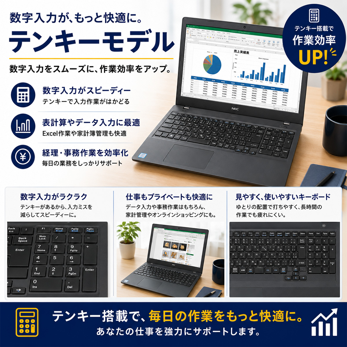 中古 VersaPro VKT44X-C NEC ノートパソコン PC-VKT44XZFC Corei5