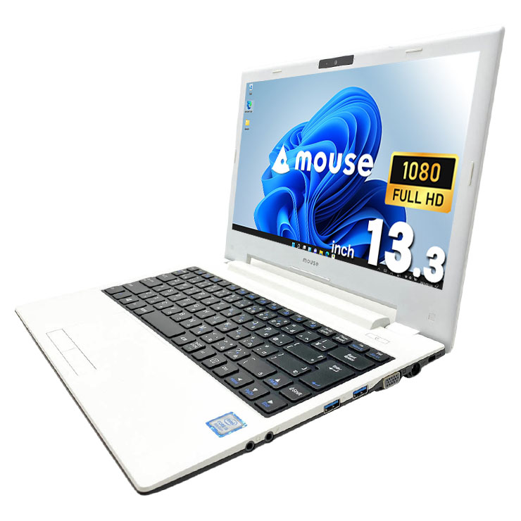 中古 J350SN mouse ノートパソコン Corei5 8250U/8GB/SSD512GB/13.3型 