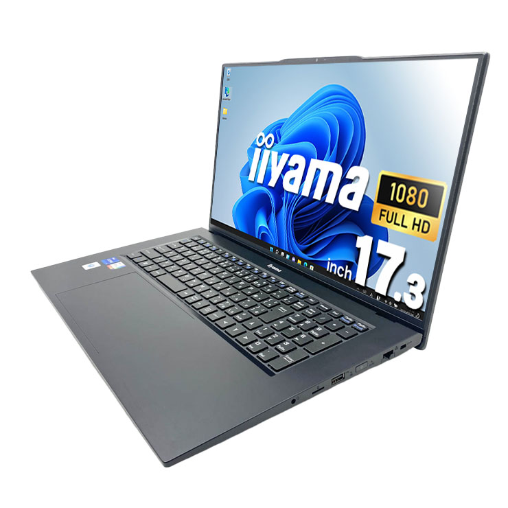 Windowsノート本体 iiyama NS70PU 17.3 i7-1260P 8GB 512GB 中古 IStNES-17FH122-17 NS70PU iiyama ノートパソコン Corei7 1260P