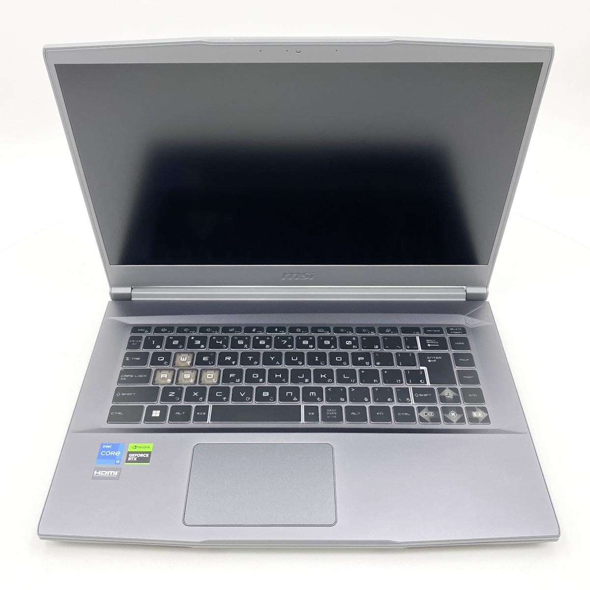 中古 B12UC MSI ノートパソコン Corei5 12450H/16GB/SSD512GB/15.6型