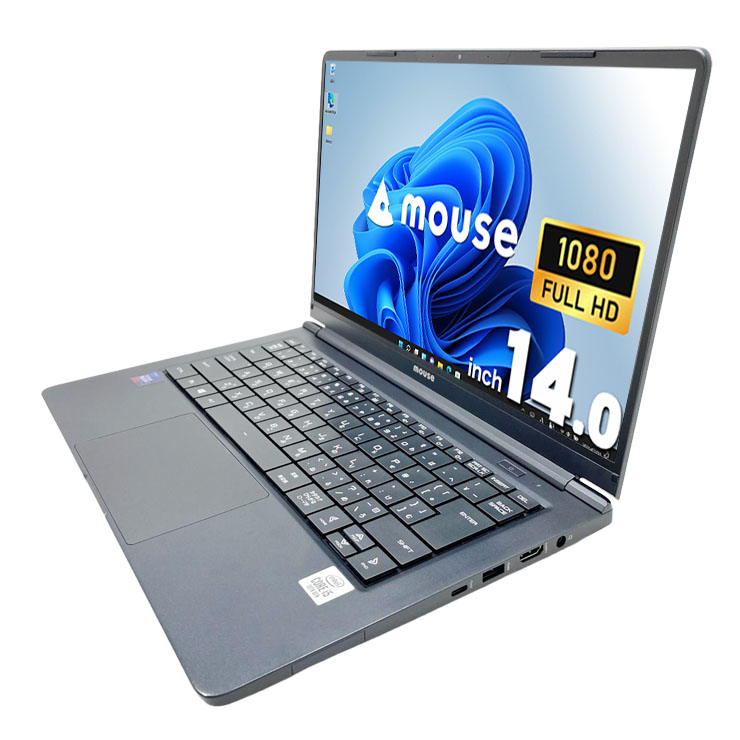 中古 X4-i5CMLAB mouse ノートパソコン Corei5 10210U/8GB/SSD256GB
