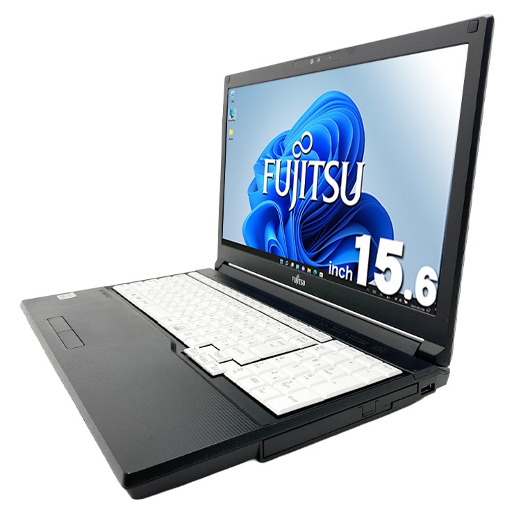 ノートPC 多OS選択可【テンキー付】Windows11富士通ノートPC（Office付）