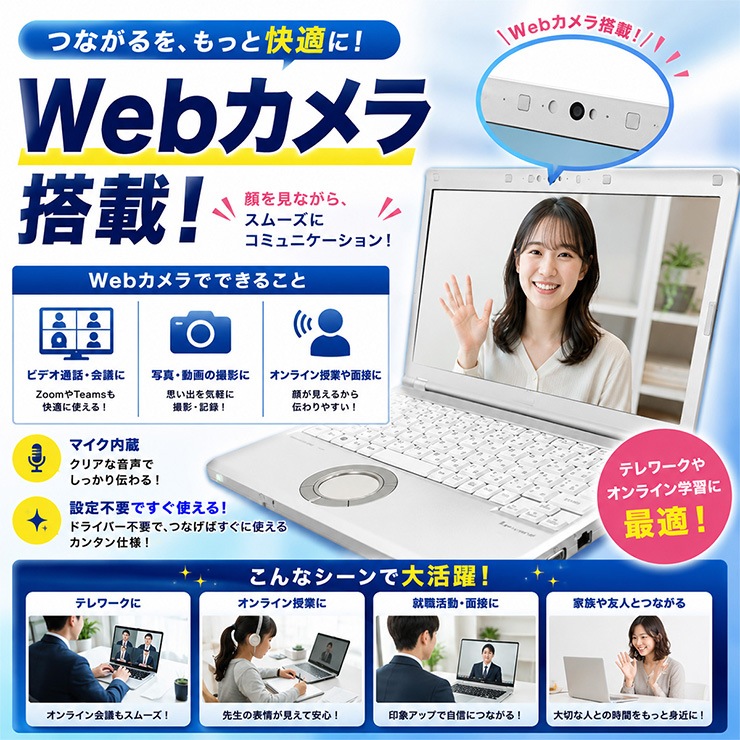 中古 レッツノート Let's note CF-SV9RDQVS Panasonic ノートパソコン