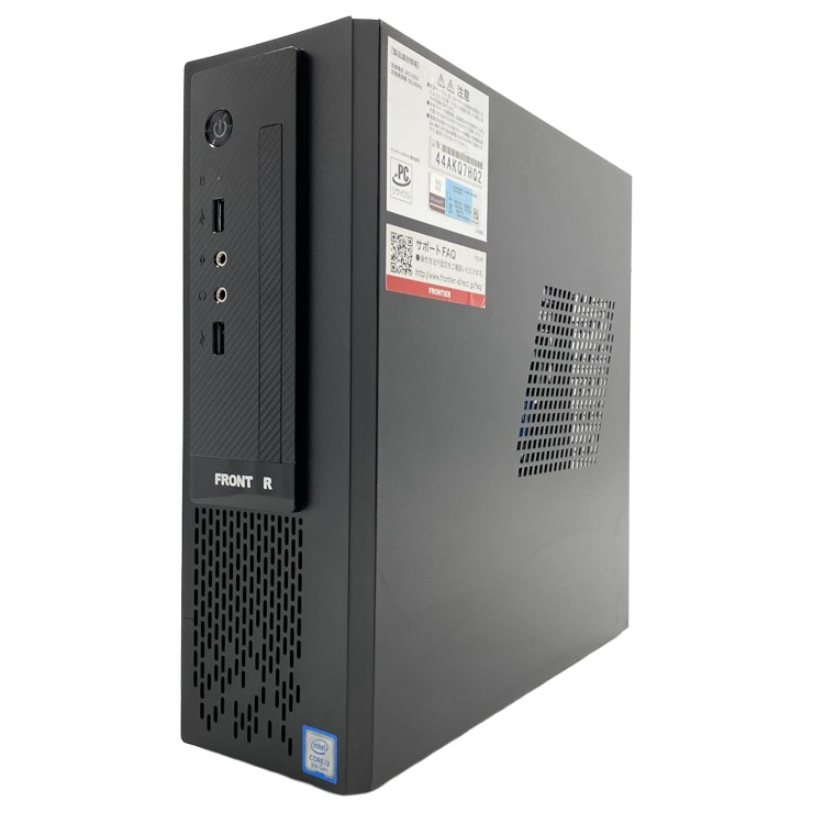 中古 FRCSH110 FRONTIER デスクトップパソコン Corei3 9100/8GB