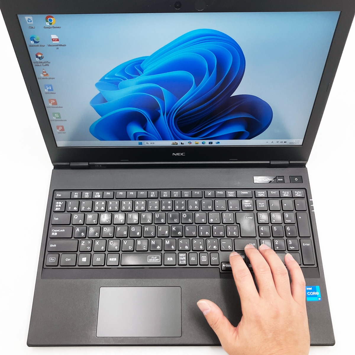 中古 VersaPro VKH48/X-B NEC ノートパソコン Corei7 1185G7/16GB