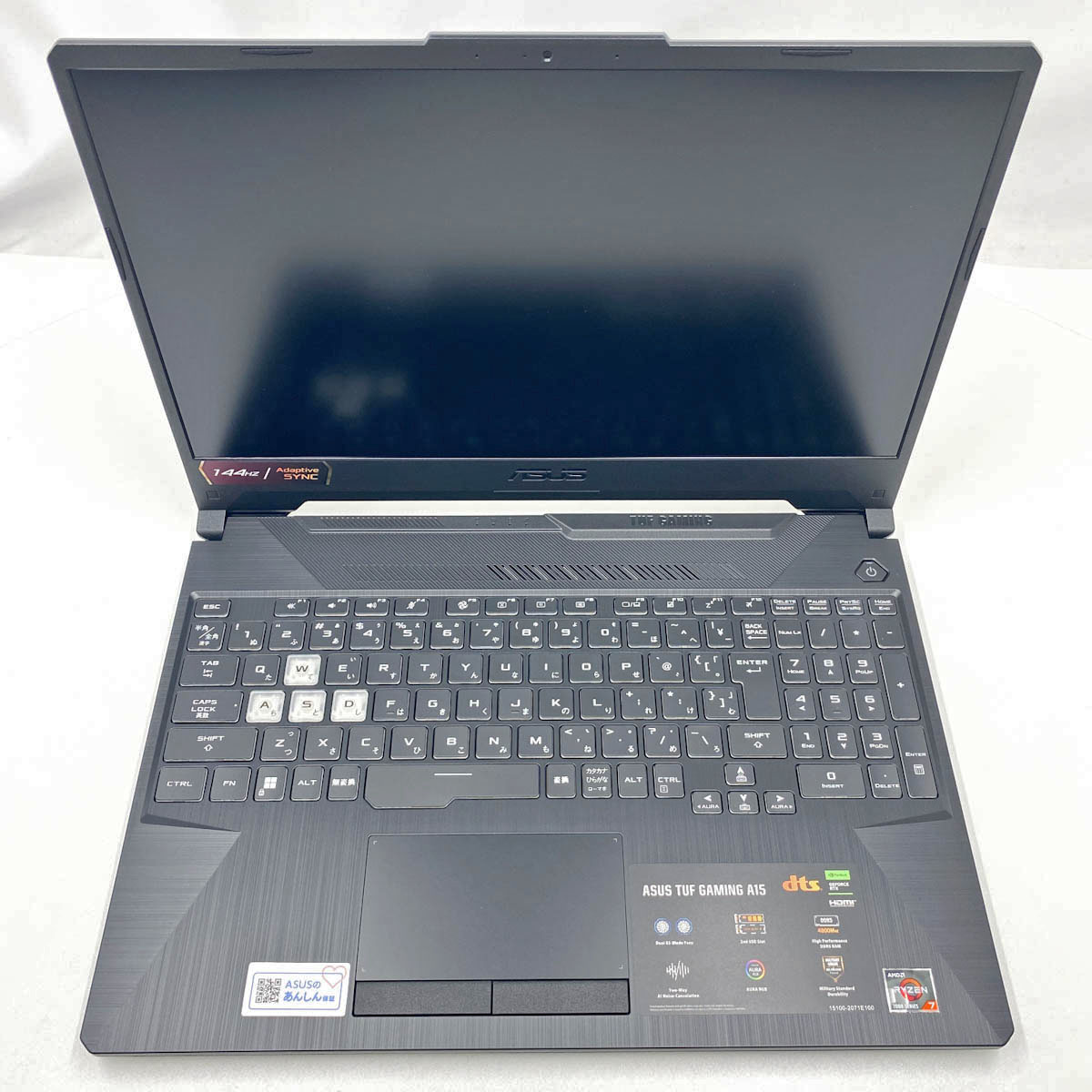 中古 TUF Gaming A15 FA506NCR-R7R3050 ASUS ノートパソコン Ryzen7