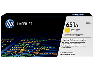 【純正】HP 651A イエロー トナーカートリッジ CE342A