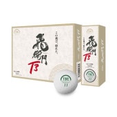 TOBIEMON | とびえもん T-3BM-W 飛衛門 T3 3ピース蛍光マットカラーボール ホワイト 12球 [マット仕様 /R&A公認球 ]　※外箱に変色あり