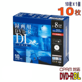Verbatim | バーベイタム VHR21HDSP10 DVD-R DL 2-8倍速 CPRM対応 10枚 スリムケース