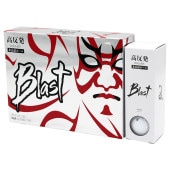 blast | ブラスト B-H2W ゴルフボール 非公認球 高反発ボール ホワイト 12個 [オールラウンドボール ]