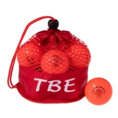 TOBIEMON | とびえもん T-2PR 飛衛門 ゴルフボール R&A公認球 メッシュバック パールボール レッド 12球 1ダース 飛距離UP [パールボールシリーズ ]