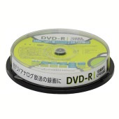 GREEN HOUSE | グリーンハウス GH-DVDRCB10 DVD-R 1-16倍速 CPRM対応 10枚 スピンドルケース