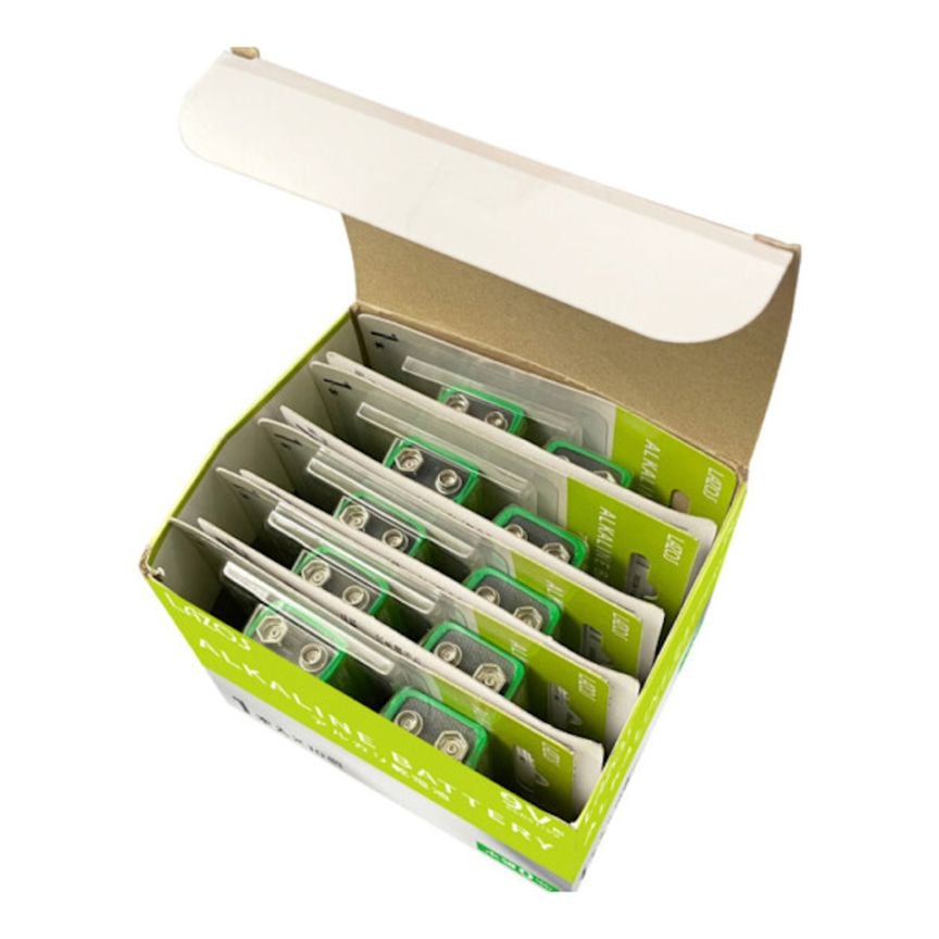 lazos | ラソス B-LA-9VX1 9V形アルカリ乾電池 10本セット 1枚目