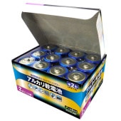 lazos | ラソス B-LA-T2X2 単2アルカリ乾電池2Px6セット