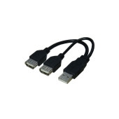 変換名人 USBA/2 USB分岐ケーブル [USB /分岐ケーブル ]