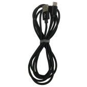 lazos | ラソス L-TC3-BK2 USB Type-C 3A急速充電&データ通信ケーブル 2m ブラック [USB Type-C /QuickCharge3.0 ]