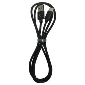 lazos | ラソス L-TC3-BK1 USB Type-C 3A急速充電&データ通信ケーブル 1m ブラック [USB Type-C /QuickCharge3.0 ]