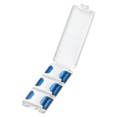 SANWASUPPLY | サンワサプライ FC-MMC23SDW sdカード ケース SDカードケース ホワイト 6枚収納 [SDカードケース ]