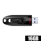 USBメモリ 16GB SanDisk サンディスク Ultra USB3.0 スライド式 パスワード保護 暗号化 高速転送 海外パッケージ品 SDCZ48-016G-U46
