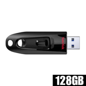 USBメモリ 128GB SanDisk サンディスク Ultra USB3.0 スライド式 パスワード保護 暗号化 高速転送 海外パッケージ品 SDCZ48-128G-U46