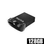 USBメモリ 128GB SanDisk サンディスク Ultra Fit USB 3.2 Gen 1 超小型 軽量 ノートPC/カーオーディオに最適 海外パッケージ品 SDCZ430-128G-G46