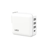 lazos | ラソス L-AC4-W 4口 AC充電器 ホワイト [4ポート /PD3.0 ]