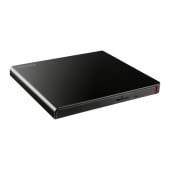 BUFFALO | バッファロー ポータブルDVDドライブ 書込ソフト付 ブラック (DVSM-PLV8U2-BKB)