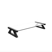 Lazos | ラソス L-MTH-G[新品 /モニタースタンド / USBポート付 /キーボード収納 ]