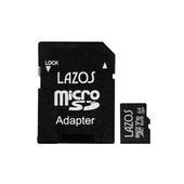 Lazos L-B64MSD10-U3V10 microSDHC 64GB UHS-I U3 V10 calss10 ドライブレコーダー向け高耐久カード [UHS-I U3 /calss10 ]