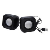 Lazos | ラソス L-SK-B USBスピーカー ブラック [3.5mmジャック /USB給電]