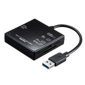 SANWASUPPLY | サンワサプライ ADR-3ML39BKN 63in1 USB3.1 カードリーダー ブラック