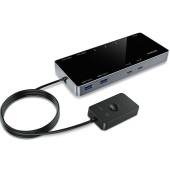 CENTURY | センチュリー [CKVMTB4UP60]TB4 KVM Dock PD60W Thunderbolt4接続 PC×2台切替器