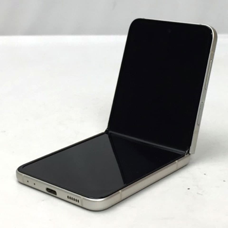 SIMフリー Galaxy Z Flip3 5G docomo クリーム SC-54B [中古